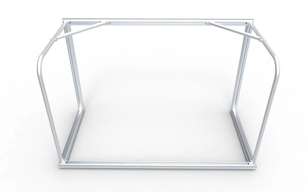 Trainingsdoeltjes 160 x 100x 60mm profiel volledig gelast met net D-model