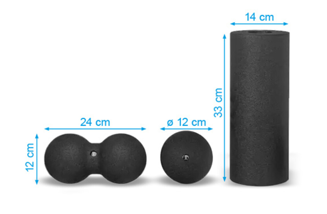 Fitness Rollen Set 3 -delig