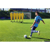 Oefenmuur Senior met 5 Vrije trap poppen