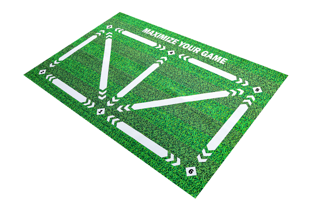 Voetbal Training Exercise Mat Footsteps