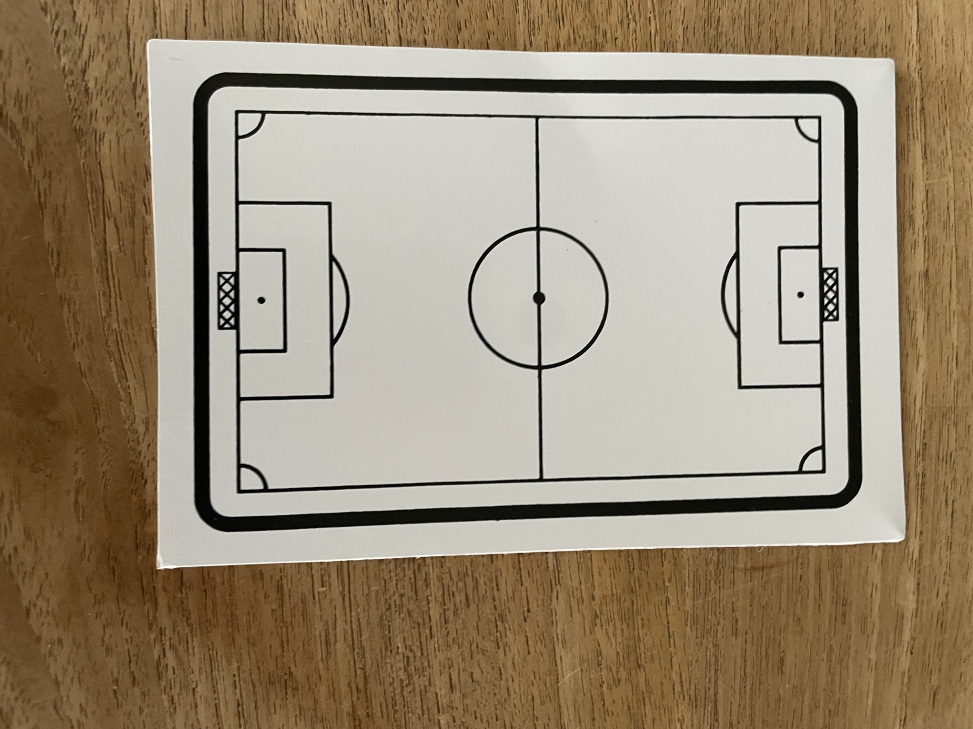 Taktiekbord zakformaat pocket: 5x  met stift