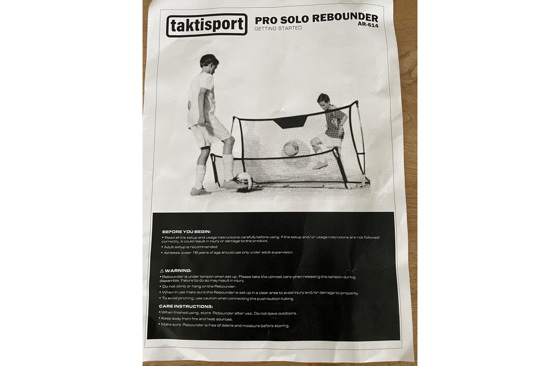 Pro rebounder tweezijdig