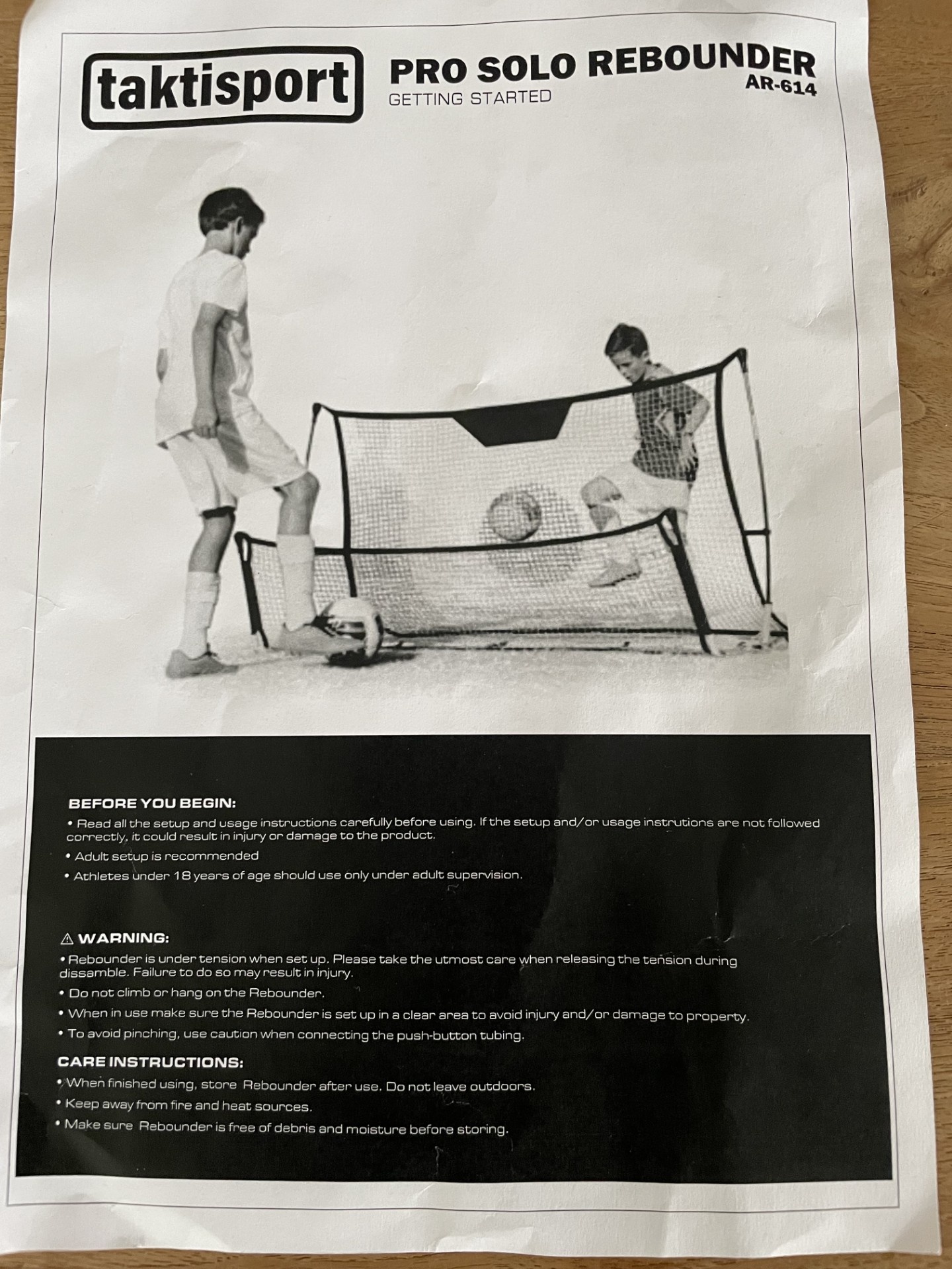 Pro Solo rebounder tweezijdig