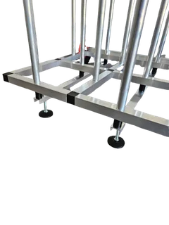 Stel voet (set van 2 ) voor ballenkar en balcontainer