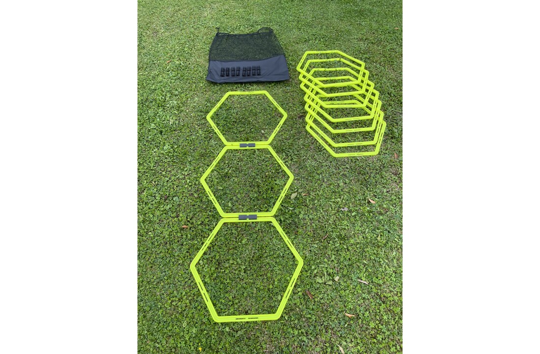 Échelle de coordination (hexagonale) - à 10 champs