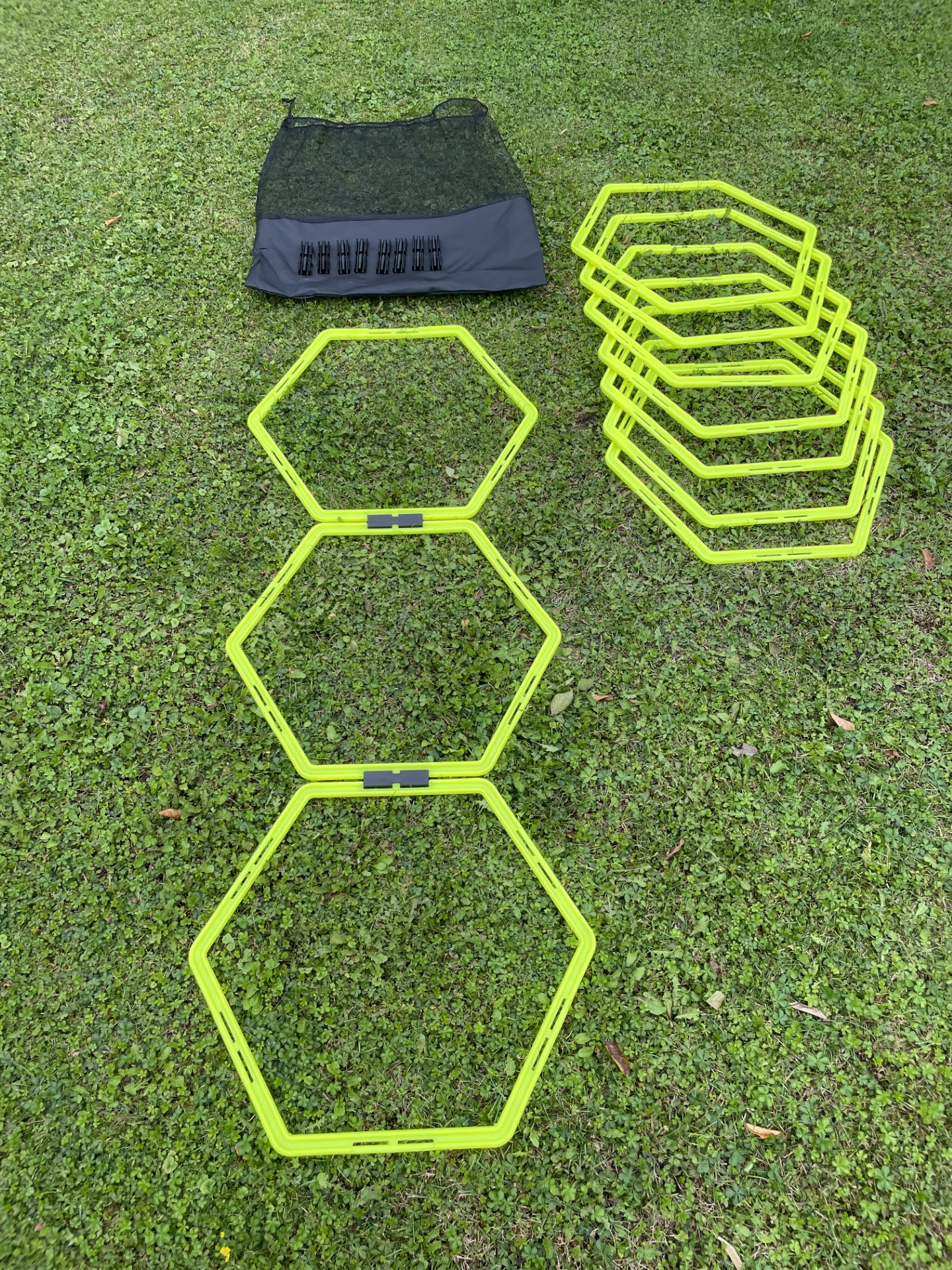 Échelle de coordination (hexagonale) - à 10 champs