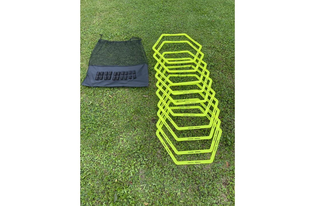 Échelle de coordination (hexagonale) - à 10 champs