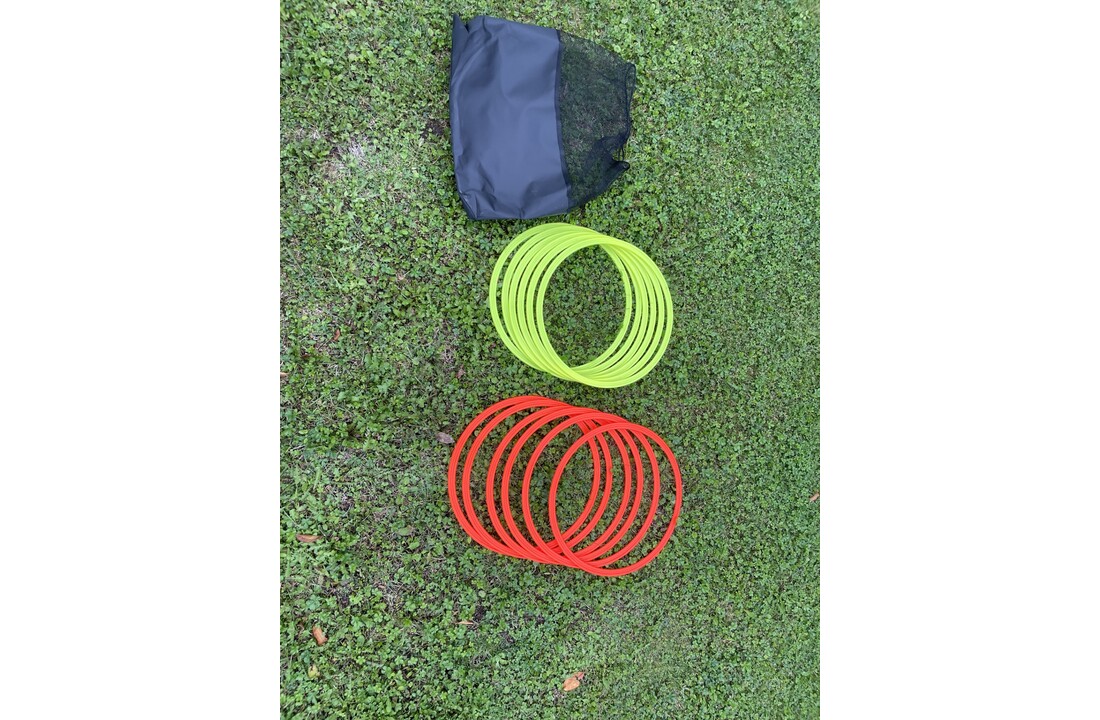 Set de 12 anneaux de vitesse : 6x rouges et 6x jaunes