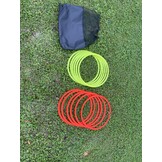 Speed ringen set 12 stuk : 6x rood en 6x geel