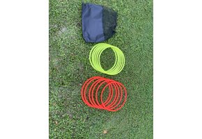 Set de 12 anneaux de vitesse : 6x rouges et 6x jaunes