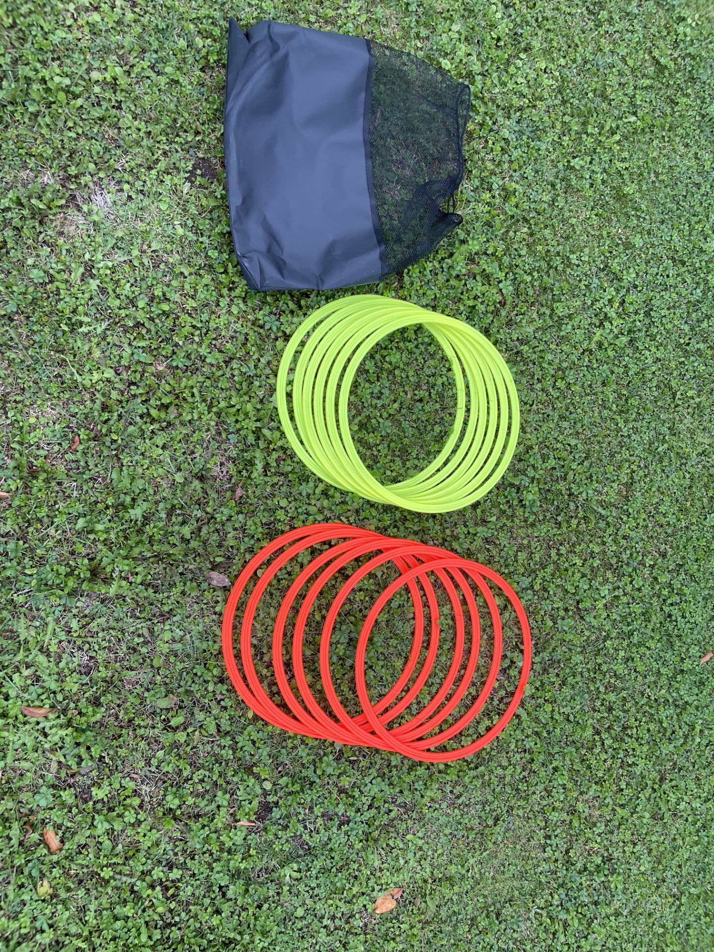 Set de 12 anneaux de vitesse : 6x rouges et 6x jaunes