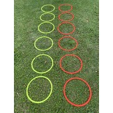 Speed ringen set 12 stuk : 6x rood en 6x geel