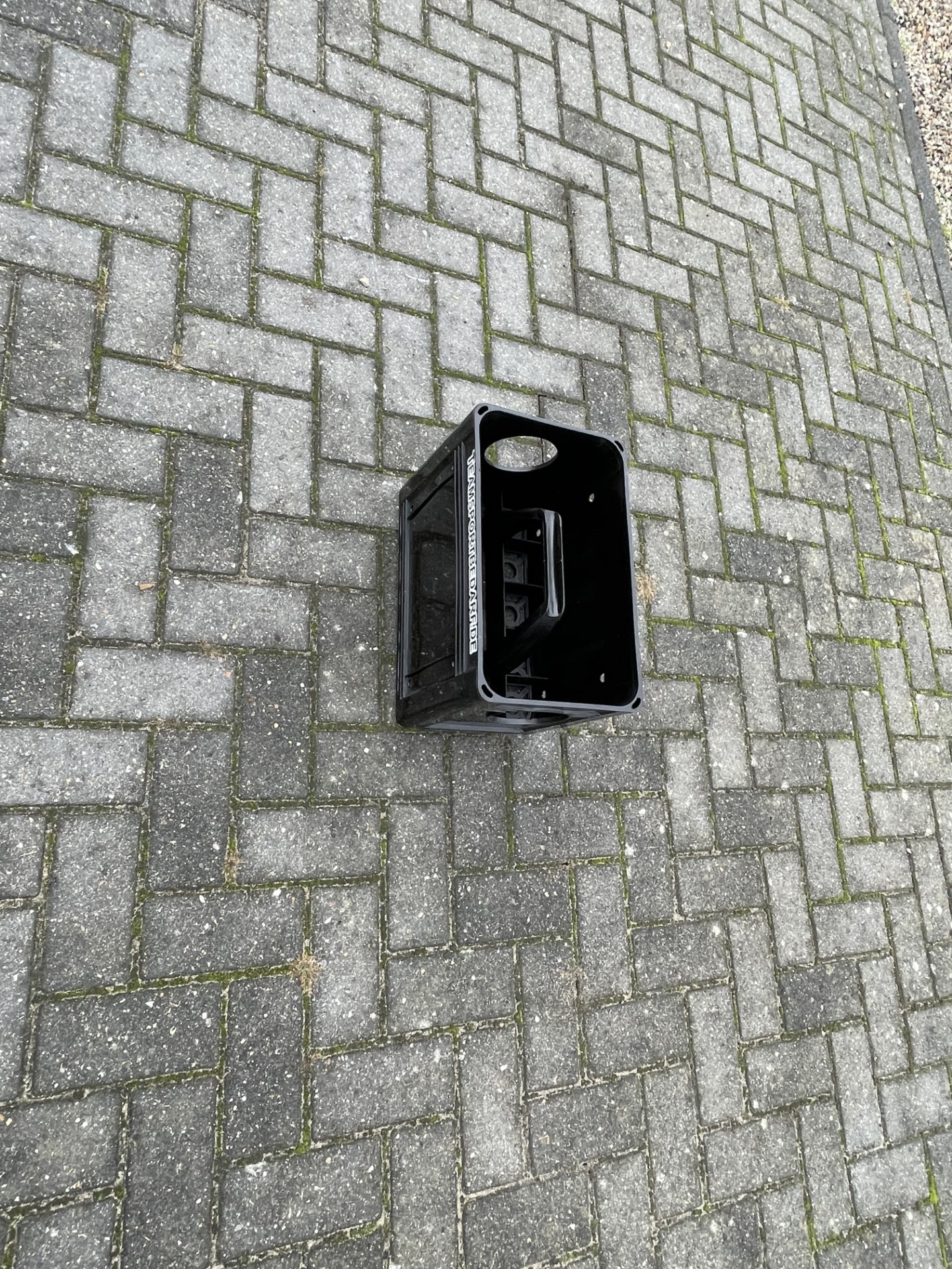 Bidonkrat zwart voor 12 bidons