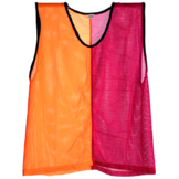 Trainingshesje in blauw met geel of oranje met roze