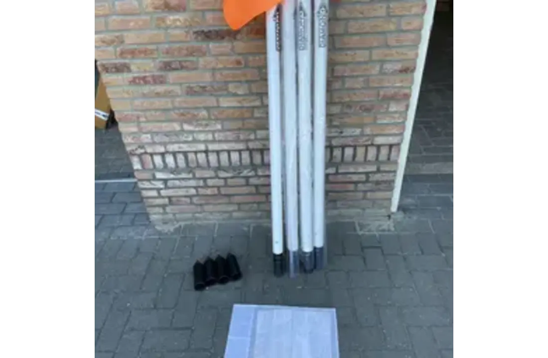 Cornervlagstok set Stadion 4x 50 mm geveerd