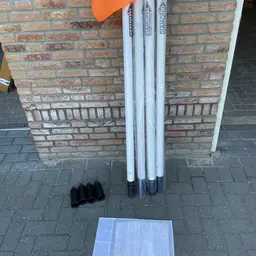 Cornervlagstok set Stadion 4x 50 mm geveerd