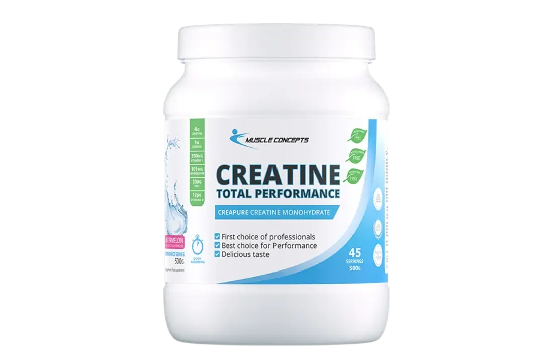Performance totale de la créatine