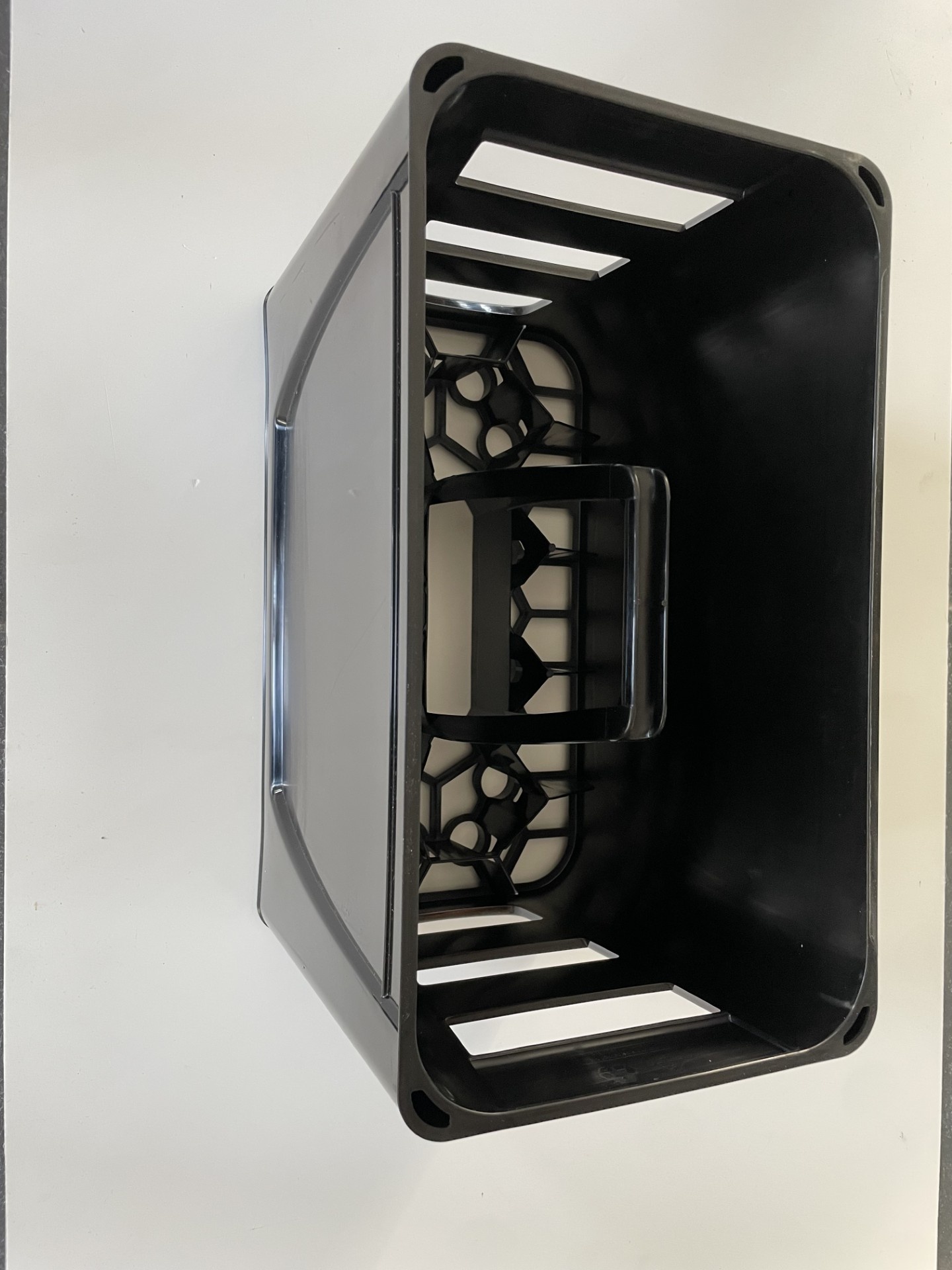 Bidonkrat zwart voor 12 bidons