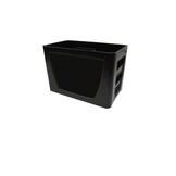 Caisse noire pour 12 bouteilles d'eau