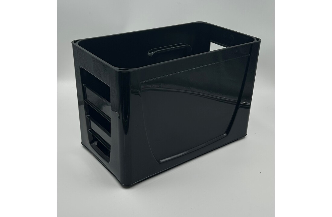 Caisse noire pour 12 bouteilles d'eau