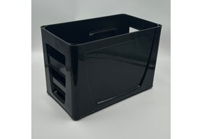 Caisse noire pour 12 bouteilles d'eau