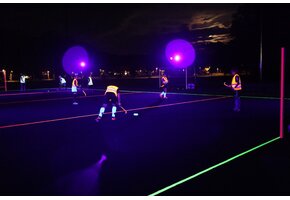 Événement de hockey fluorescent