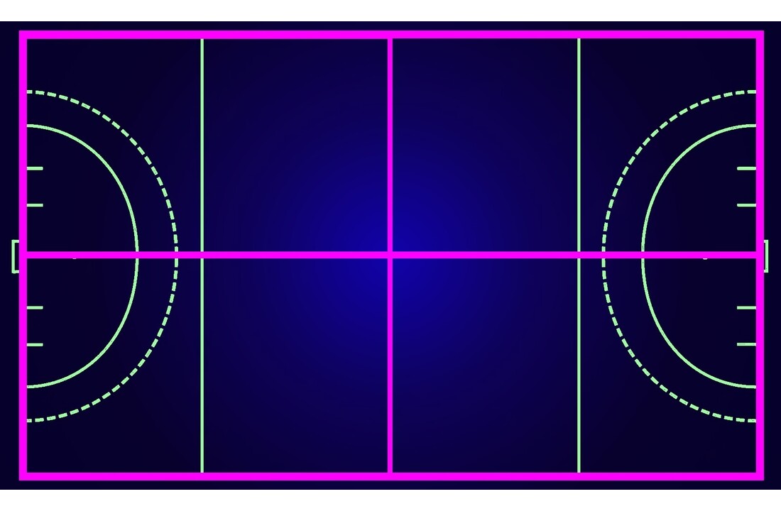 Événement de hockey fluorescent