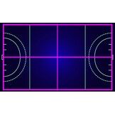 Événement de hockey fluorescent