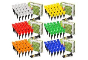 Plumes Plifix : 25 plumes en 6 couleurs possibles