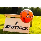 Spotkick: set van 2 houten doel poortjes met een gat aan de bovenkant