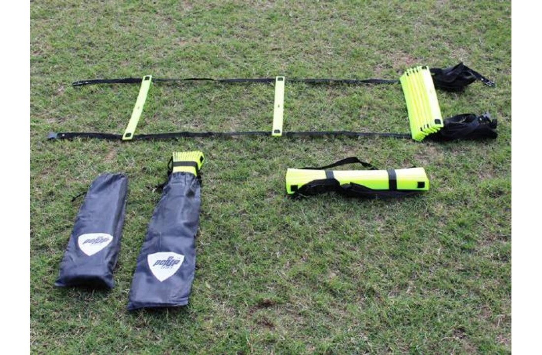 Loopladder 4m budget geel