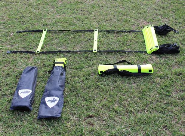 Loopladder 4m budget geel