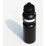 Bouteille noire de 750 ml avec graduation, ligne de visée et étiquette