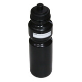 Bouteille noire de 750 ml avec graduation, ligne de visée et étiquette