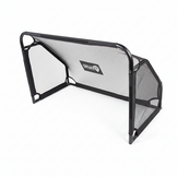 But de football 120cm x 80cm en acier avec filet noir