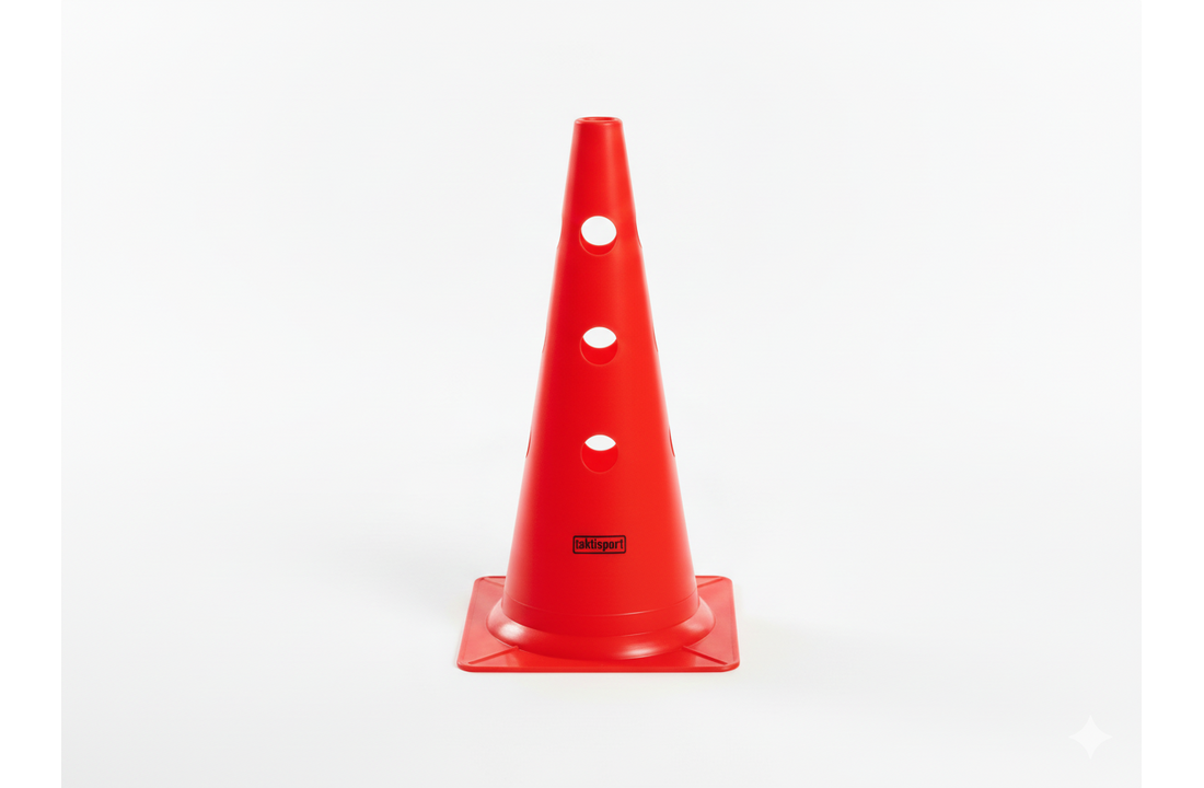 Pion 38 cm met gaten voor stokken