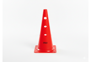 Pion 38 cm met gaten voor stokken