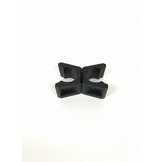 Clip voor hordenstangen 25mm naar 25mm