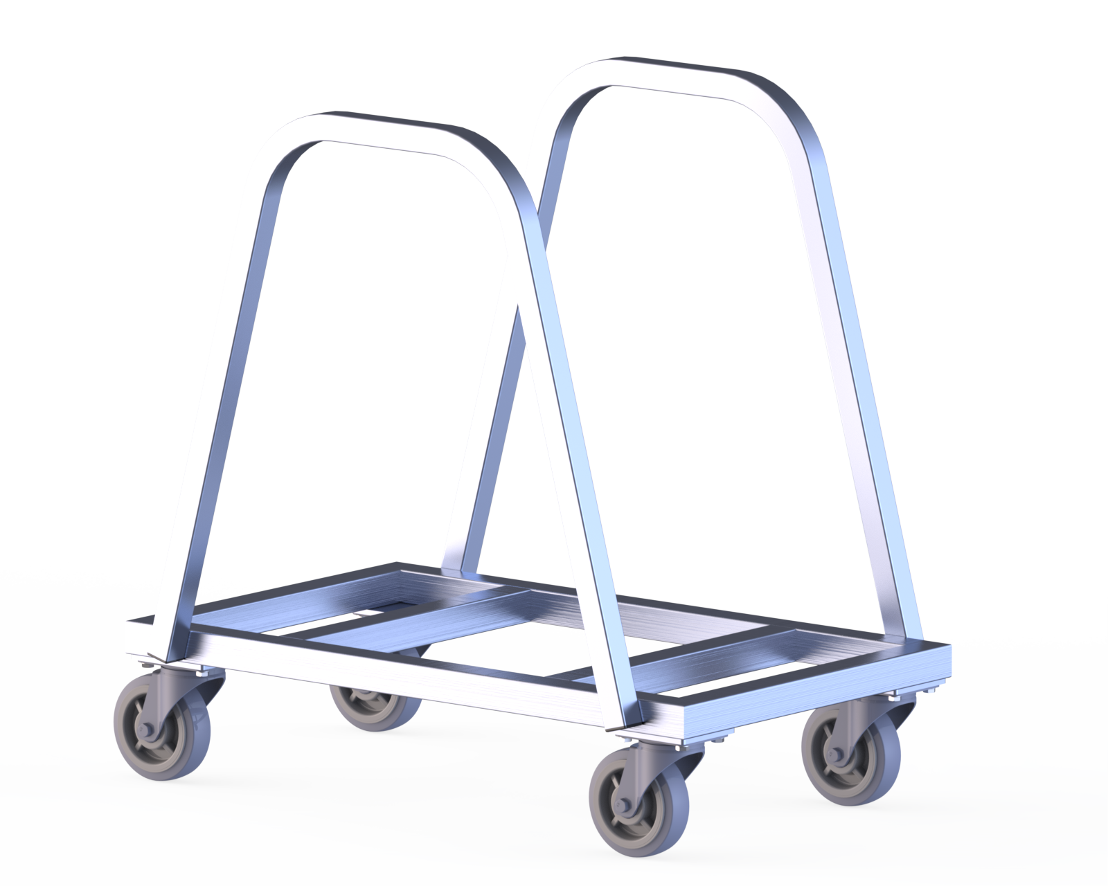 chariot à balles de hockey