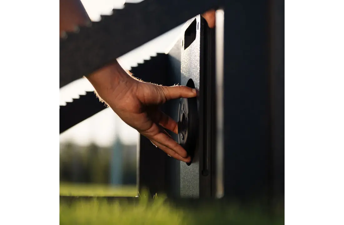 Voon voetbal rebounder met reactie licht