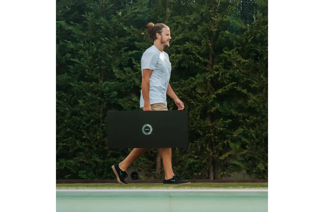 Voon voetbal rebounder met reactie licht