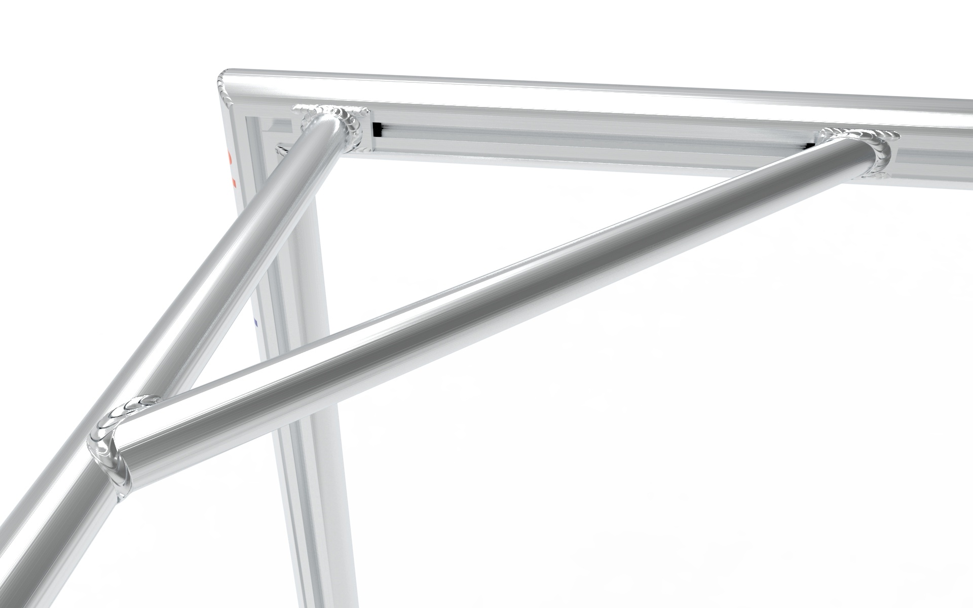 Mini Goal 300cm x 150cm Aluminium volledig gelast