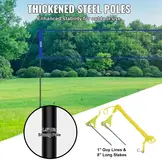 Volleybalnet in  3 Hoogtes verstelbaar voor tuin en strand