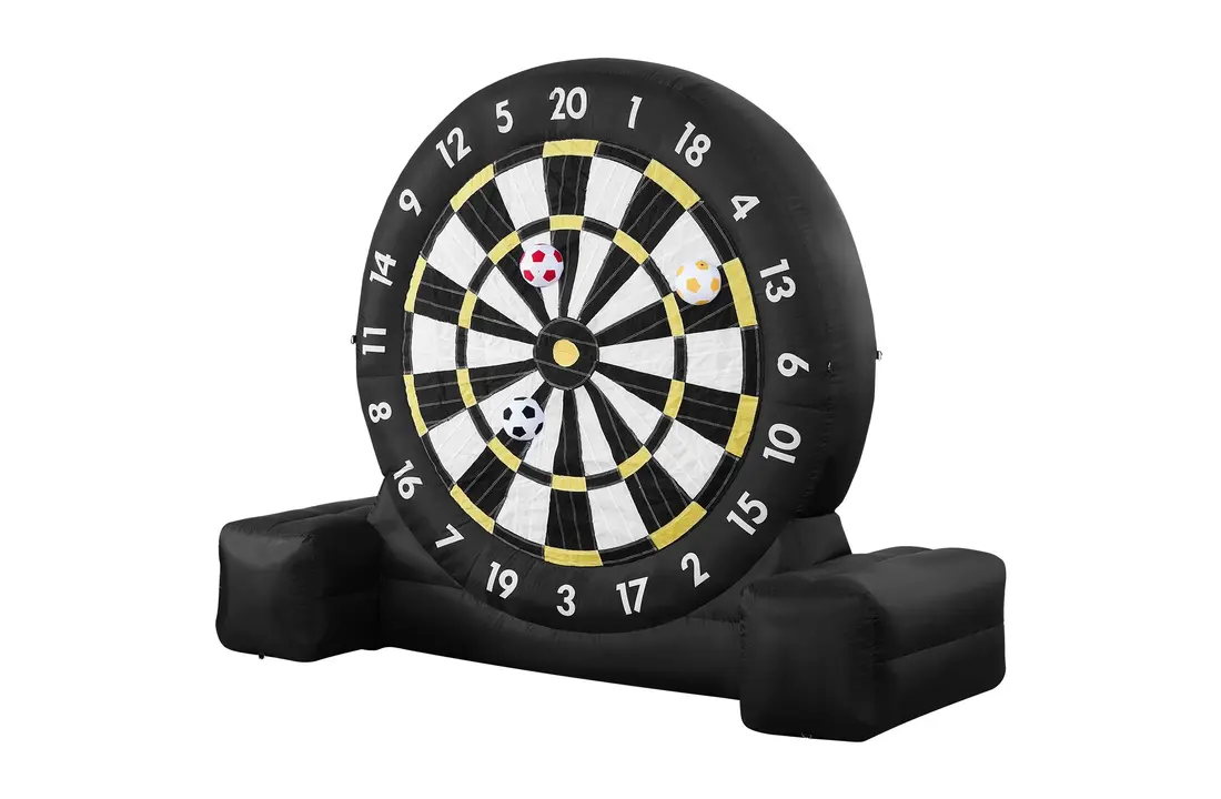 Opblaasbaar Voetbal dartbord 3m x 3,6m