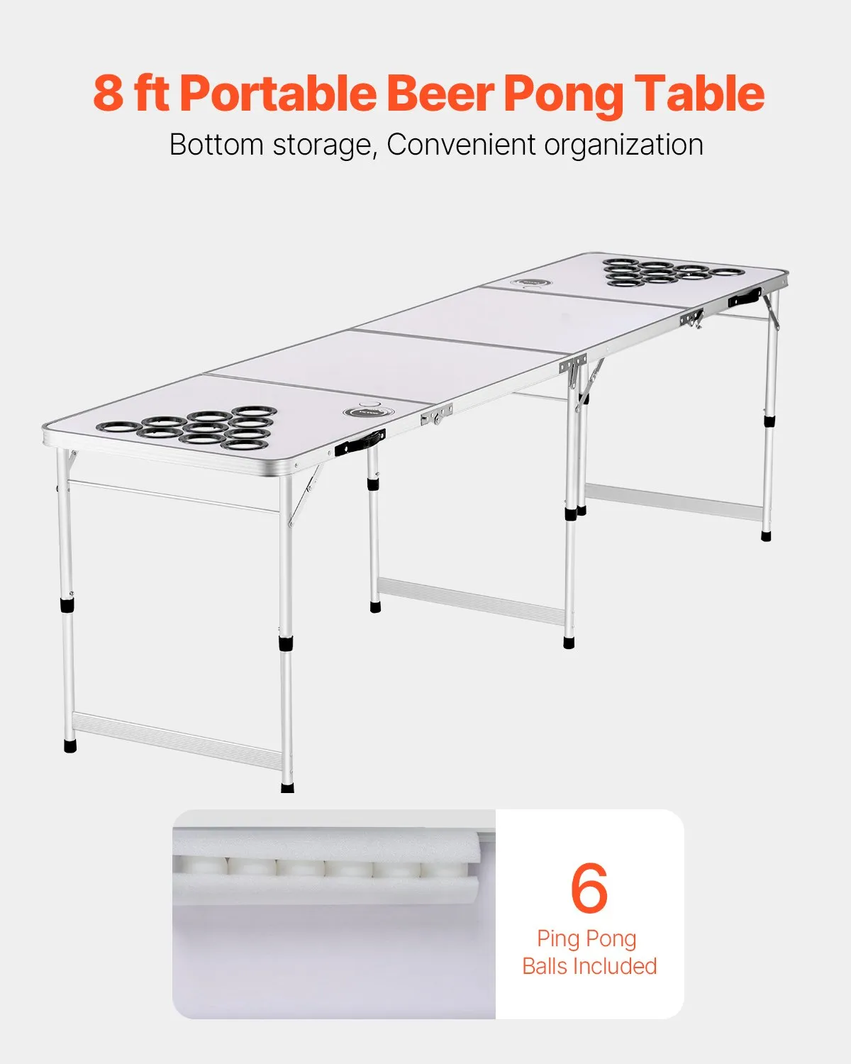 Draagbare Bierpong tafel