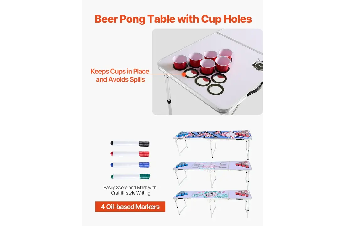 Draagbare Bierpong tafel