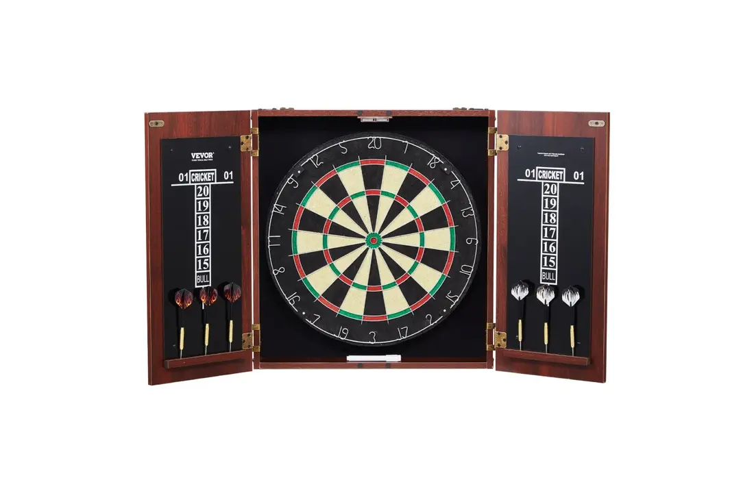 Jeu de fléchettes avec armoire