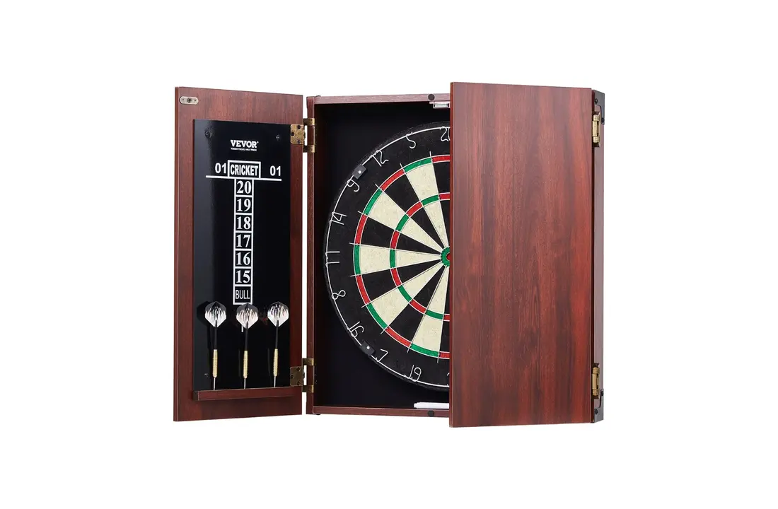 Jeu de fléchettes avec armoire