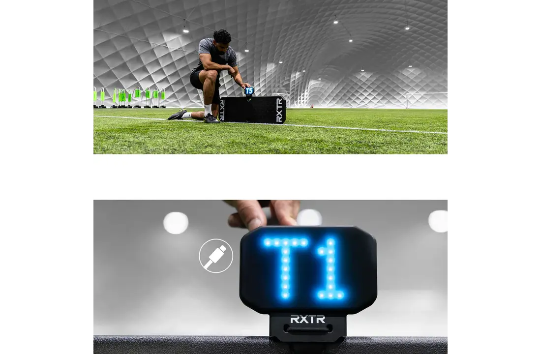 RXTR Pro Coach – Rebondisseur de football intelligent avec lumière de réaction