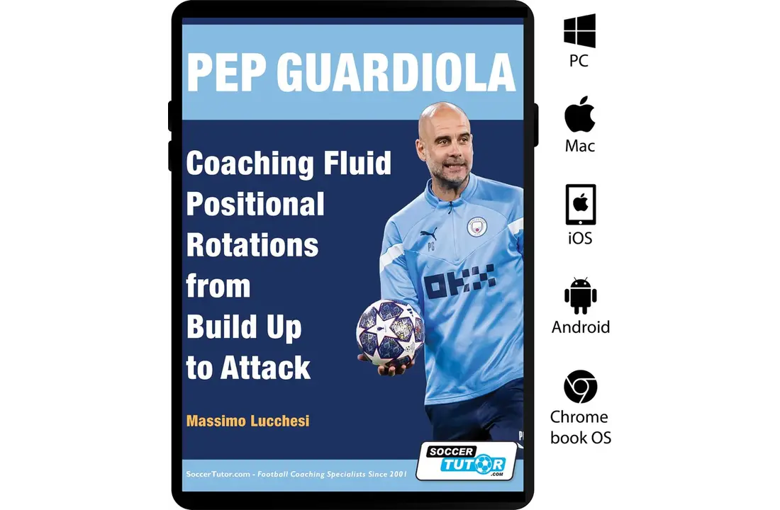 Pep Guardiola – Rotations positionnelles fluides de la construction du jeu à l'attaque